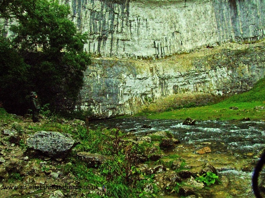 Bottom of Malham cove.