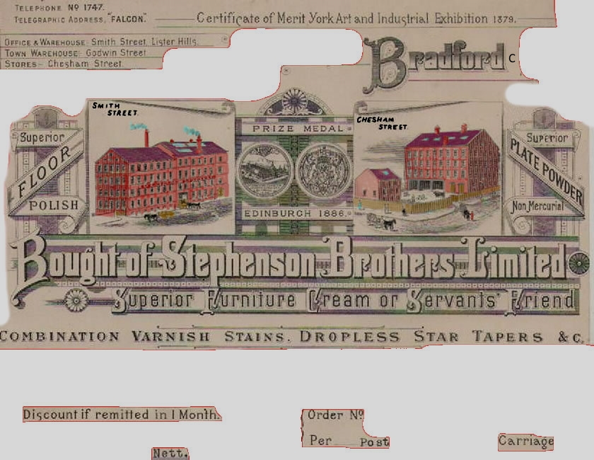 Stephenson Brothers, Polish, Bradford 1900s