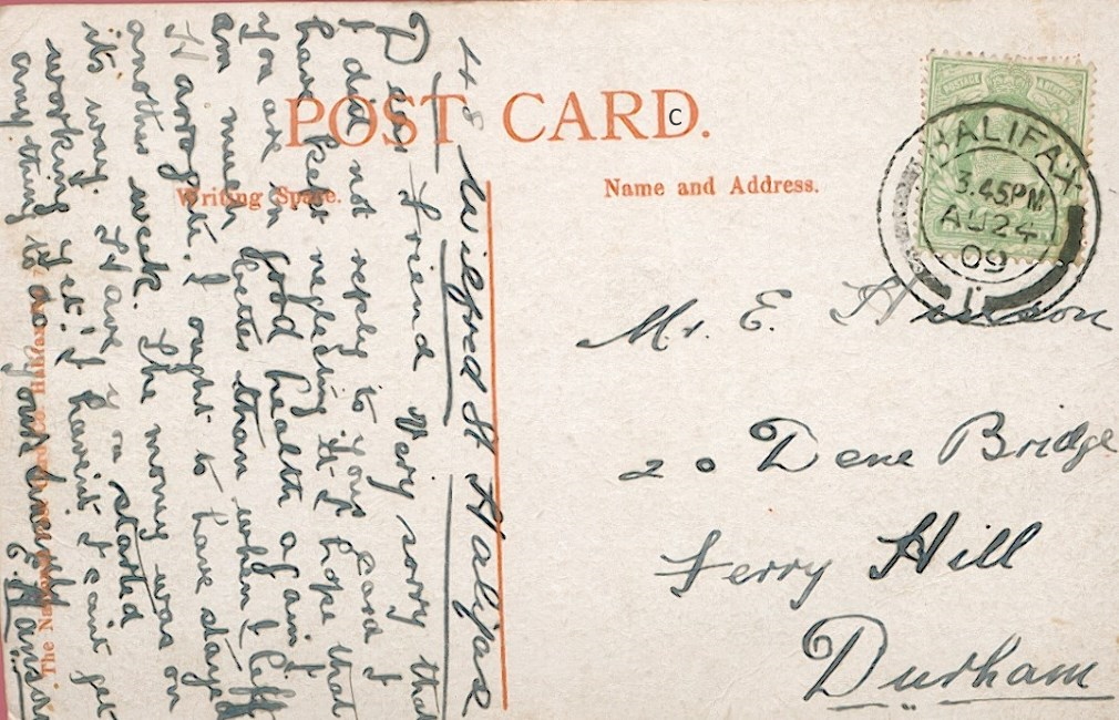 North Bridge Halifax England on a Postcard.