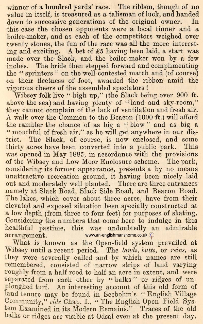 wibsey written 1890ish.