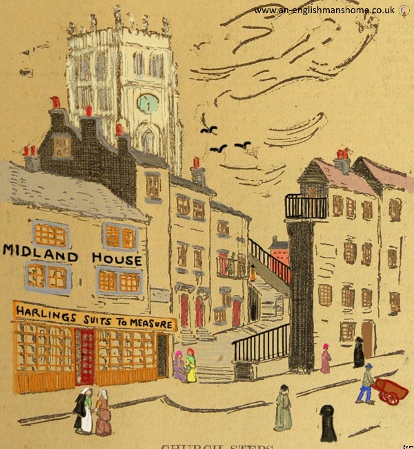 Drawings and Pictures from the Telegraph and Argus, Bradford near Wibsey. 1907.