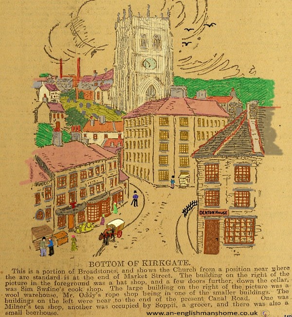 Drawings and Pictures from the Telegraph and Argus, Bradford near Wibsey. 1907.