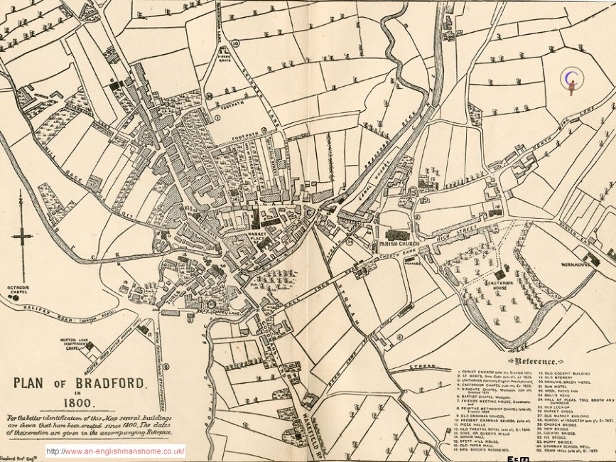 Bradford Town Centre 1800.