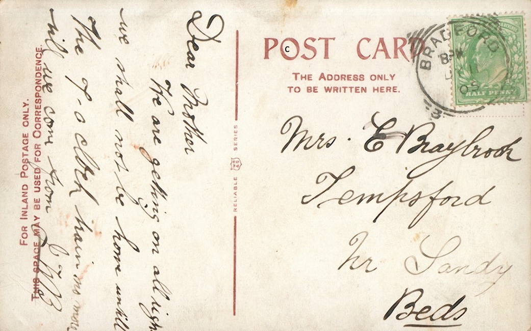 Foster Square at night 1904