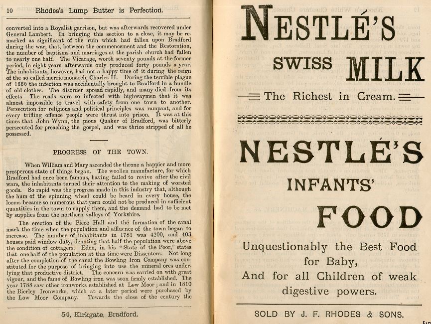 Nestles Milk.