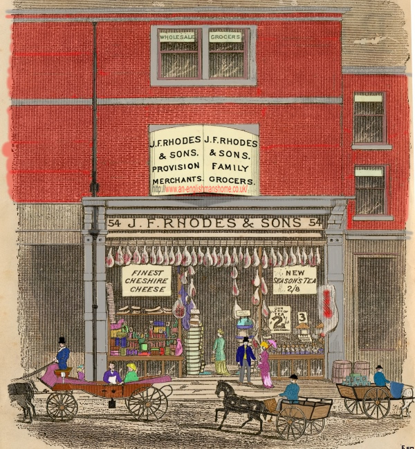 J.F. Rhodes, Bradford, England 1890. Cloured pictures from the Book.