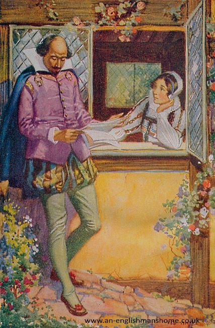 Shakespeare talking to Anne Hathaway