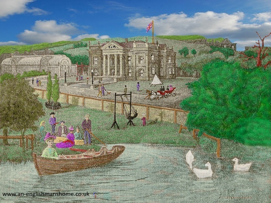 Shelf Village Hall 1850s.