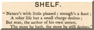 Shelf written 1890.