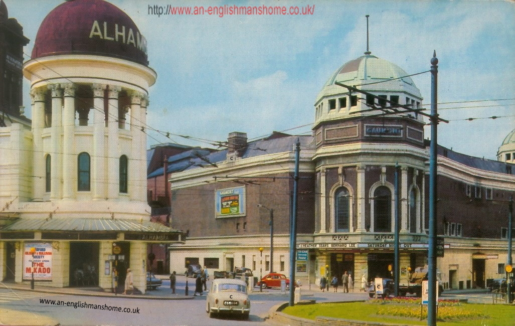 Alhambra Bradford England on a Postcard.